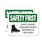 Signmission 3.5 in Height, 5 in Width, Vinyl Decal, Rectangle OS-2PACK-SF-D-35-L-10965 - alternate 1
